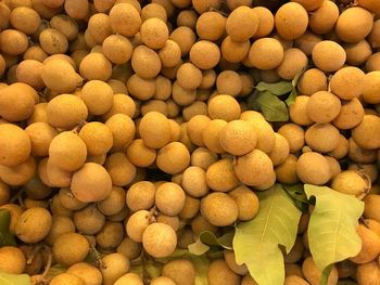 Full frame shot of fruits for sale at market stall