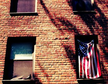 Brick wall with windows