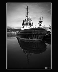 Boats in harbor