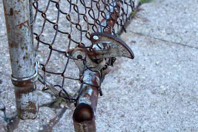 Close-up of rusty metal