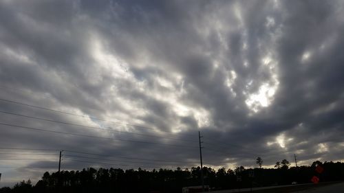 Low angle view of sky