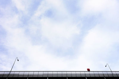 Low angle view of cloudy sky