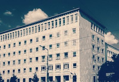 Low angle view of historical building against sky