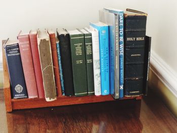 Group of objects on table