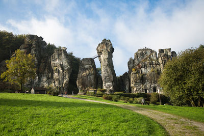 Panoramic view of landscape against sky