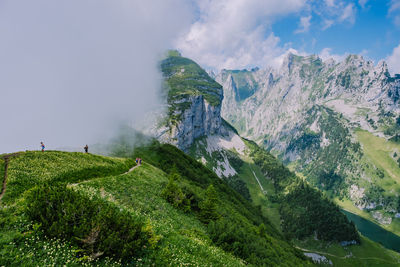 Panoramic view of landscape against sky