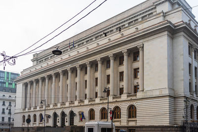 Low angle view of building against sky