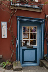 Entrance of building