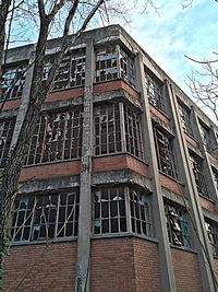 Low angle view of building against sky