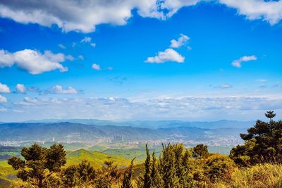 Scenic view of landscape against sky