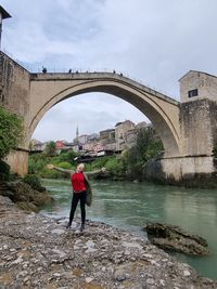 Me and beutiful mostar old bridge