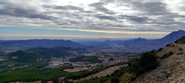 Scenic view of landscape against sky