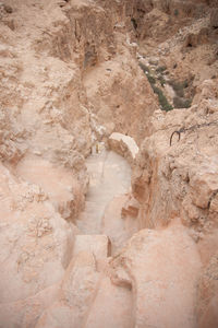 Rock formations in a desert