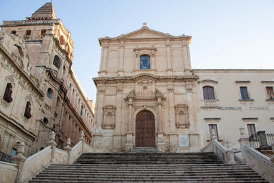 Low angle view of historical building