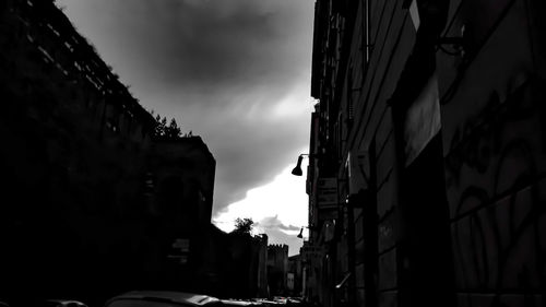 Low angle view of building against sky