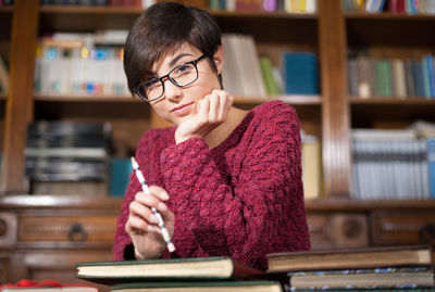 Woman working