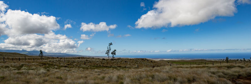 Panoramic view of landscape against sky