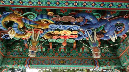 Low angle view of ornate building