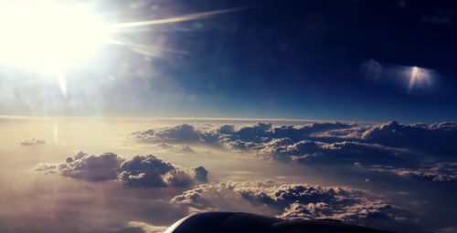 Scenic view of sky at sunset