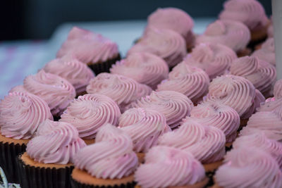 Close-up of cupcakes