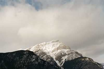 Mountain peak of banff