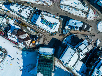 Ski resort town of st. anton am arlberg in austria