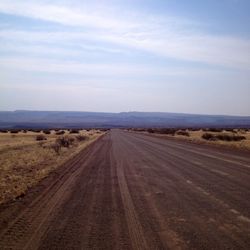 Road passing through landscape