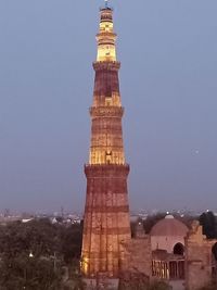 Tower of historic building against sky