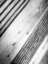 Close-up of wooden planks