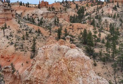 View of rock formations