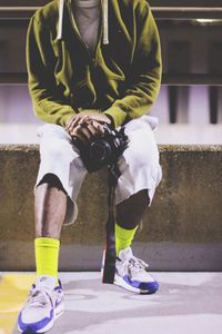 Close-up of young woman