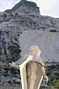 Low angle view of statue