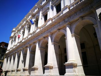 Low angle view of historical building