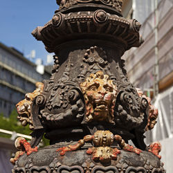 Low angle view of statue