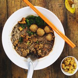 Close-up of food in plate