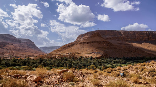 Panoramic view of landscape against sky