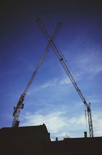 Low angle view of built structure against sky