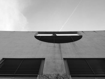 Low angle view of building against sky