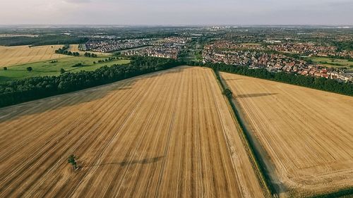 Aerial view of landscape