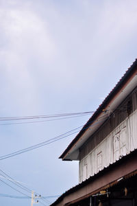 Low angle view of building against sky