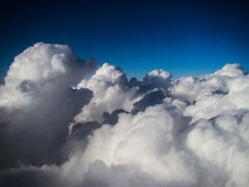 Low angle view of clouds in sky