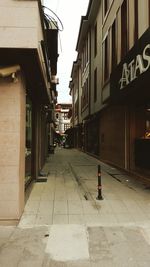 Narrow alley in city