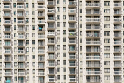 Full frame shot of apartment building