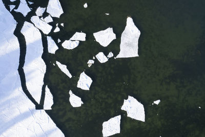 Shadow of person on wall