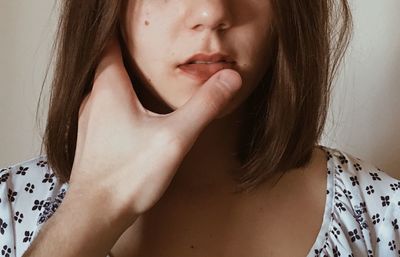 Portrait of young woman