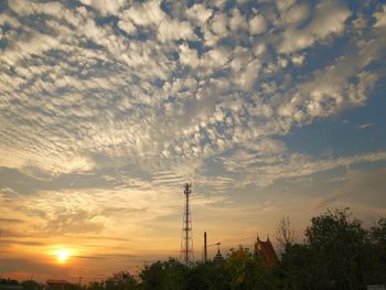 Scenic view of sky during sunset
