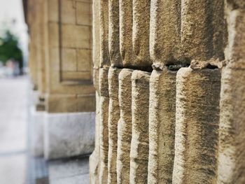 Architectural detail of old building