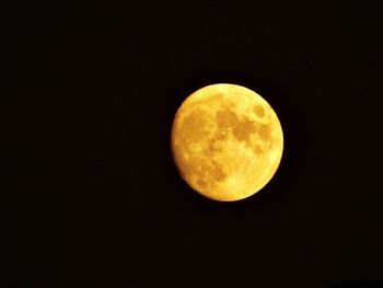 View of moon against sky at night