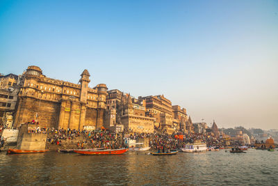 Panoramic view of buildings against sky