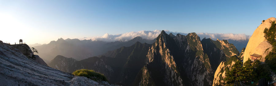 Sunrise over the mountains